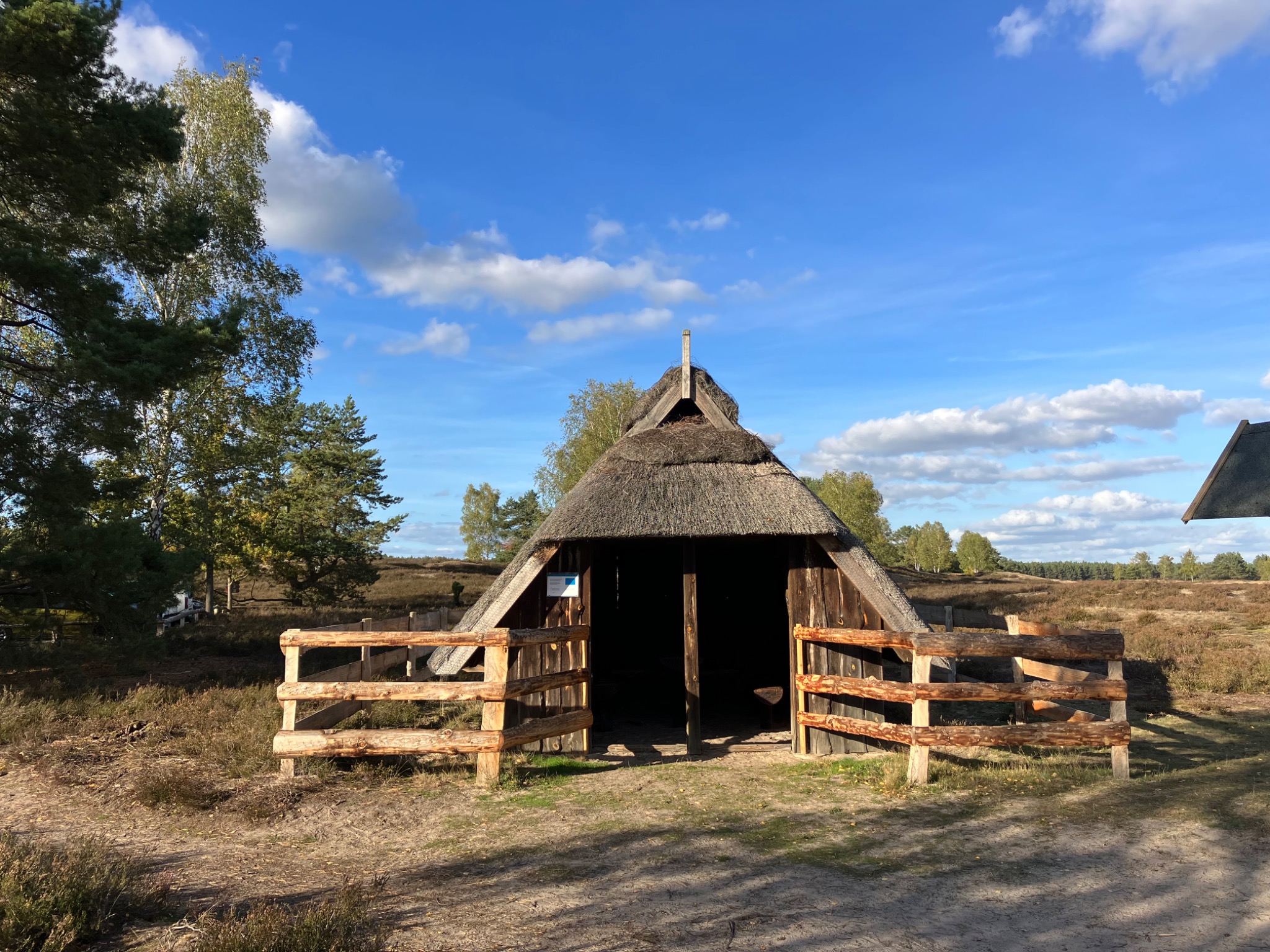 Historische Schäferhütte in der Nemitzer Heide